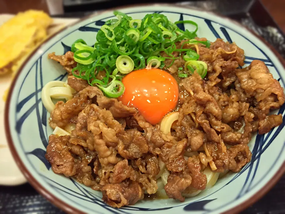 牛すき釜玉饂飩@丸亀製麺|toshi,I🍴さん