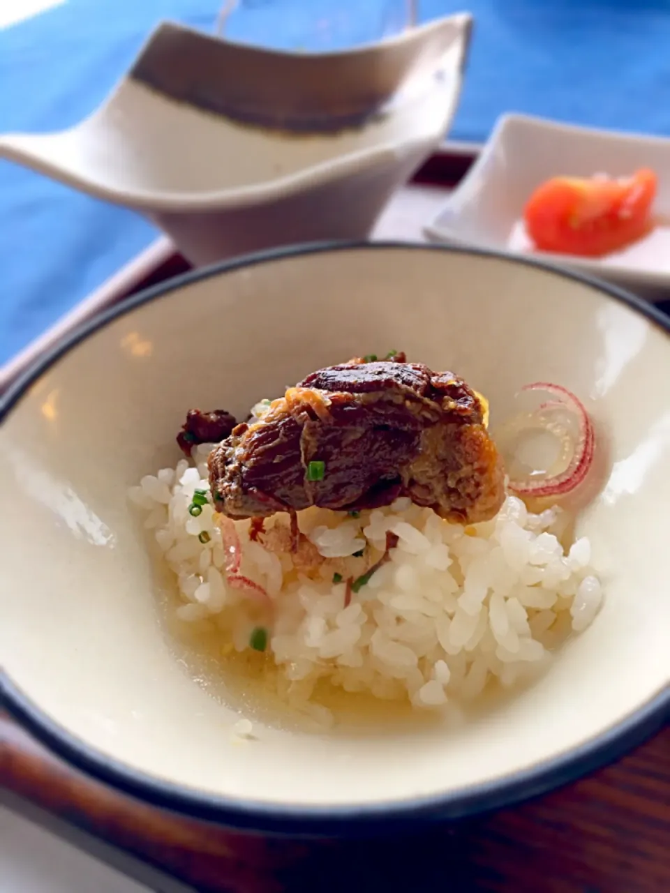 牛肉のしぐれ煮出汁茶漬け|くぅ♪さん