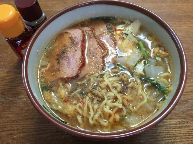 マルちゃん正麺🍜、味噌味❗️꒰#'ω`#꒱੭✨|サソリさん