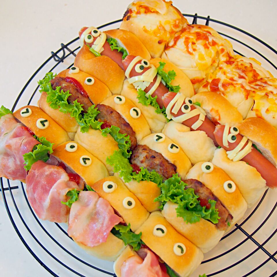 ハロウィンちぎりパン Yunyun Snapdish スナップディッシュ Id Vsws5a