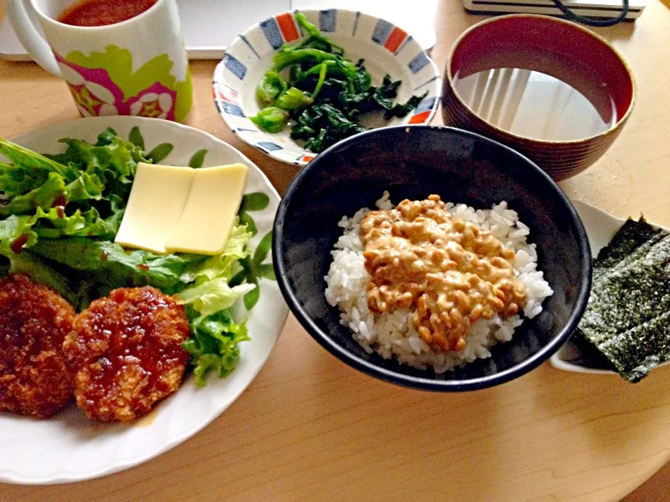 Snapdishの料理写真:9月22日朝食兼昼食|ばぁさんさん