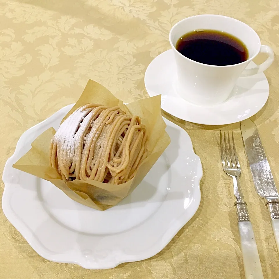 Snapdishの料理写真:私はグルテンフリーのモンブラン✨|Seikoさん