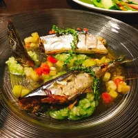 Snapdishの料理写真:秋刀魚のコンフィ🐟