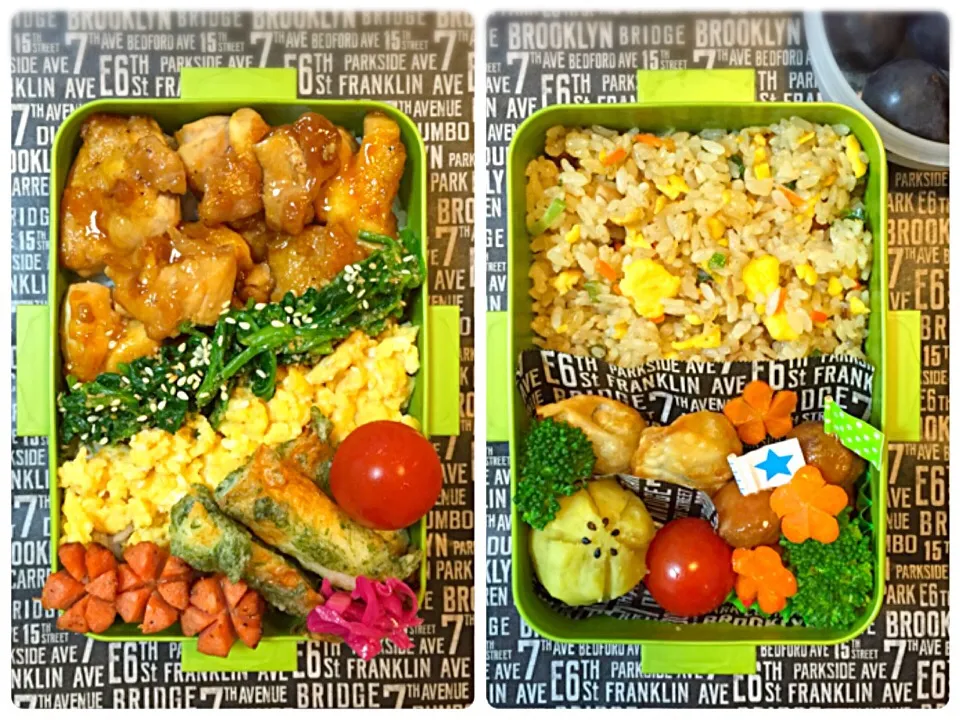 本日のお弁当🍱2人分。|anchanさん