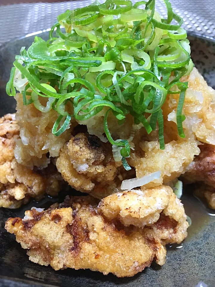 鳥唐揚げ おろしポン酢で|みっきーさん