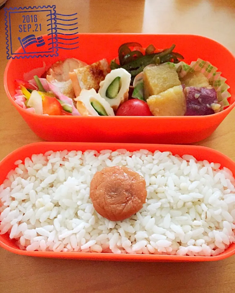 Snapdishの料理写真:昨日のお弁当🍴‼︎
〜2016.09.22🍀〜|☆aki☆さん