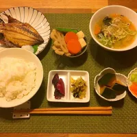 鯵の干物定食|Rohaさん