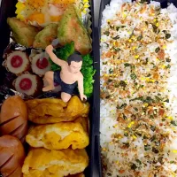 父が作る高校生弁当|鏡太郎さん