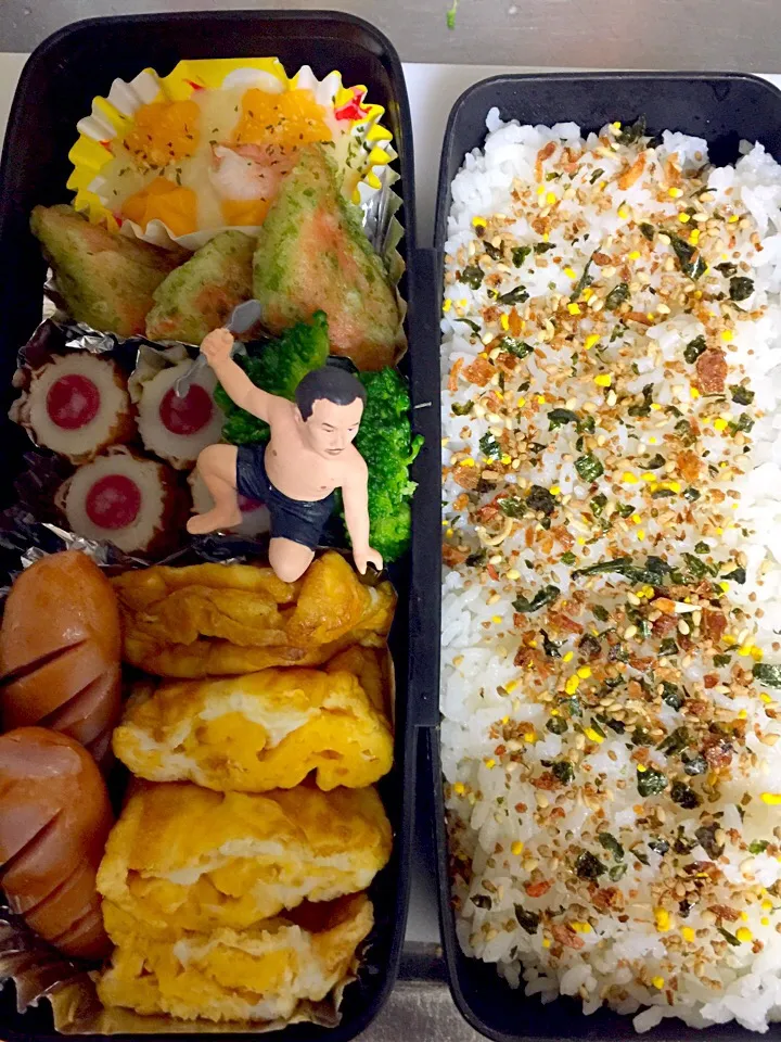 父が作る高校生弁当|鏡太郎さん