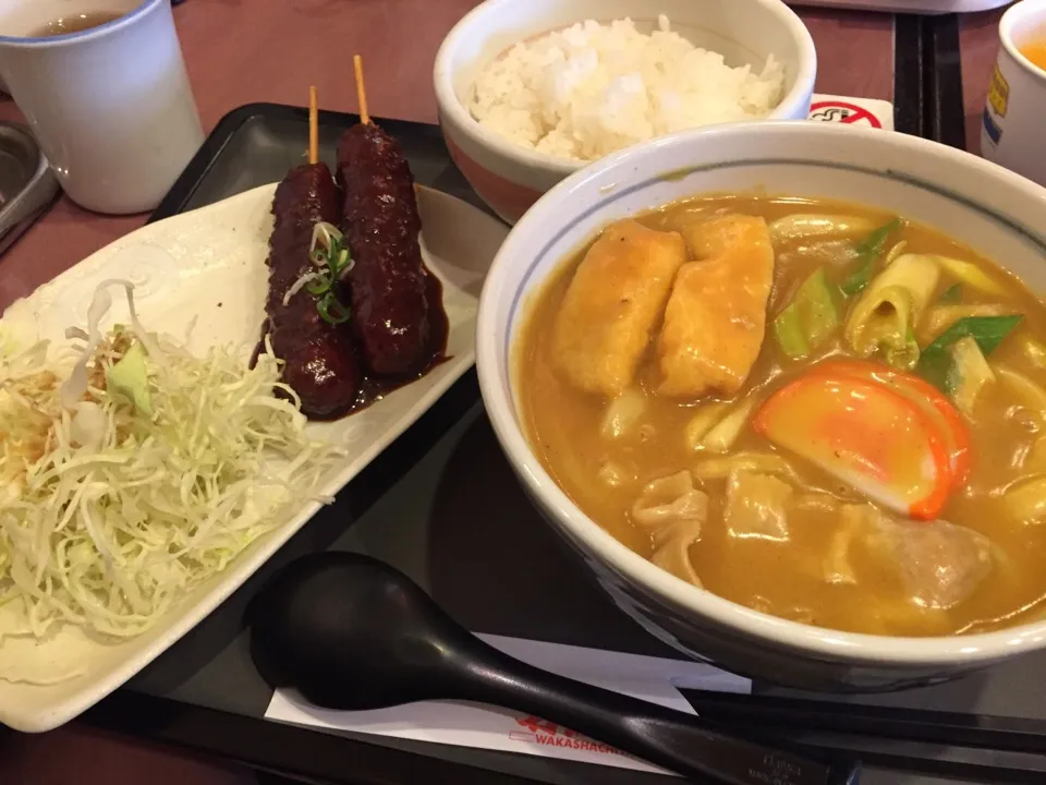 Snapdishの料理写真:名物カレーうどん定食🍴|まさとさん