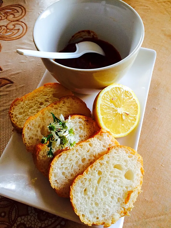 sardines with french toast|myra morsedさん