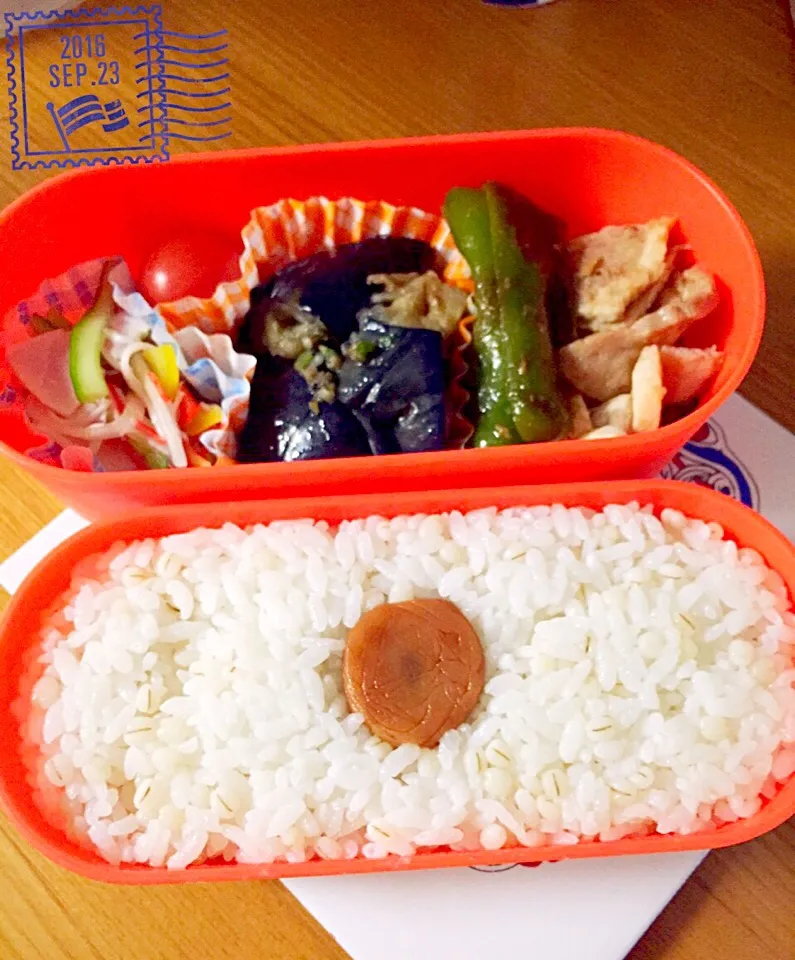 Snapdishの料理写真:お弁当🍴‼︎
〜2016.09.23🍀〜|☆aki☆さん