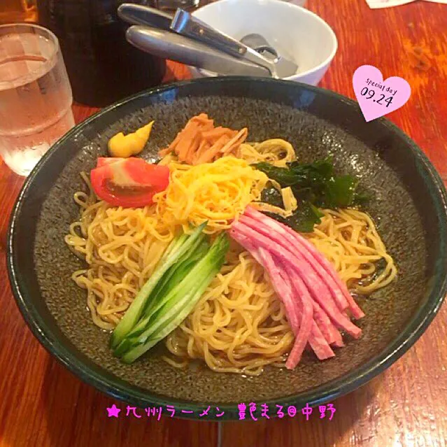 Snapdishの料理写真:★☆おでかけランチ☆今夏の食べ納め…★艶まるの冷やし中華♪|さとみさん