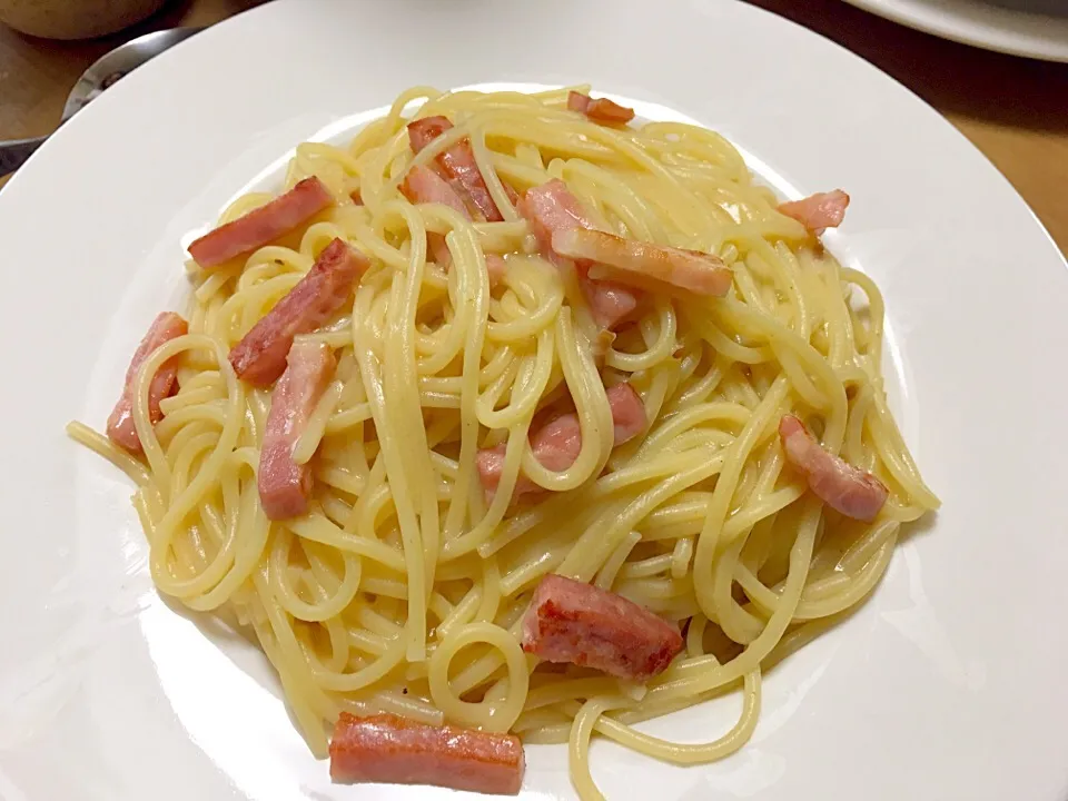 Snapdishの料理写真:Lunch carbonara|Babyluv Cabrera Ocampoさん