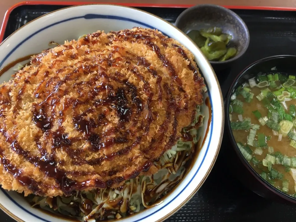 三元豚ロースソースカツ丼|お家でbar!さん