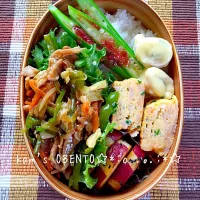 Snapdishの料理写真:旦那さん弁当|kam•*¨*•.¸¸♪さん