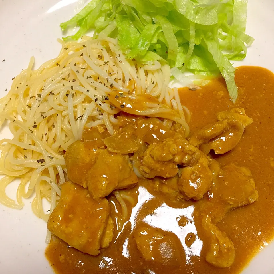 チキンバターカレー|もこうさぎさん