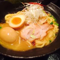 Snapdishの料理写真:前田慶次朗！
ラーメン食べたぜッ😉💓|＊an＊さん