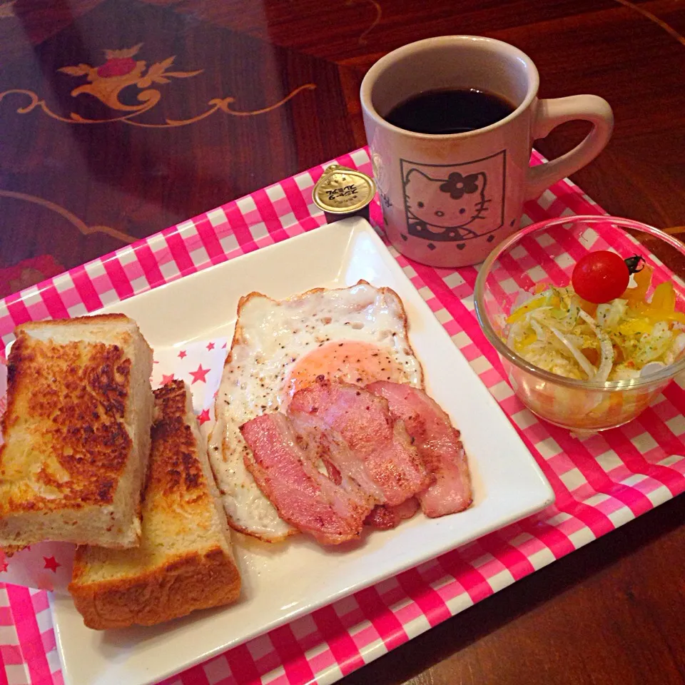 今日の朝ご飯(๑´ڡ`๑)|ちゃたままさん