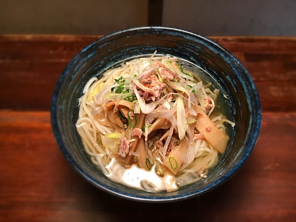 メンマ入り ねぎチャーシュー温めん1|半田手延べそうめんの店 阿波や壱兆さん