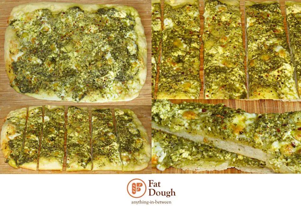 Roasted Garlic Pesto Pizza al Taglio|Daniel Limさん