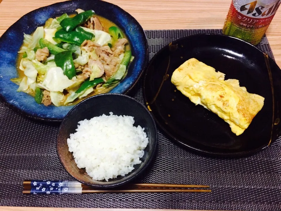 料理始め3  回鍋肉と初めての厚焼き卵|Iyo Kanさん