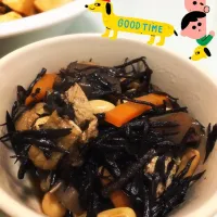 Snapdishの料理写真:ひじきの煮物〜💃💃🎶|💛ぴーちゃん💛さん