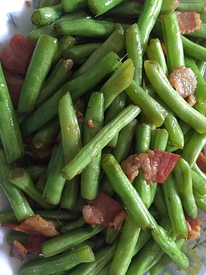 Long beans with bacon|summer semさん