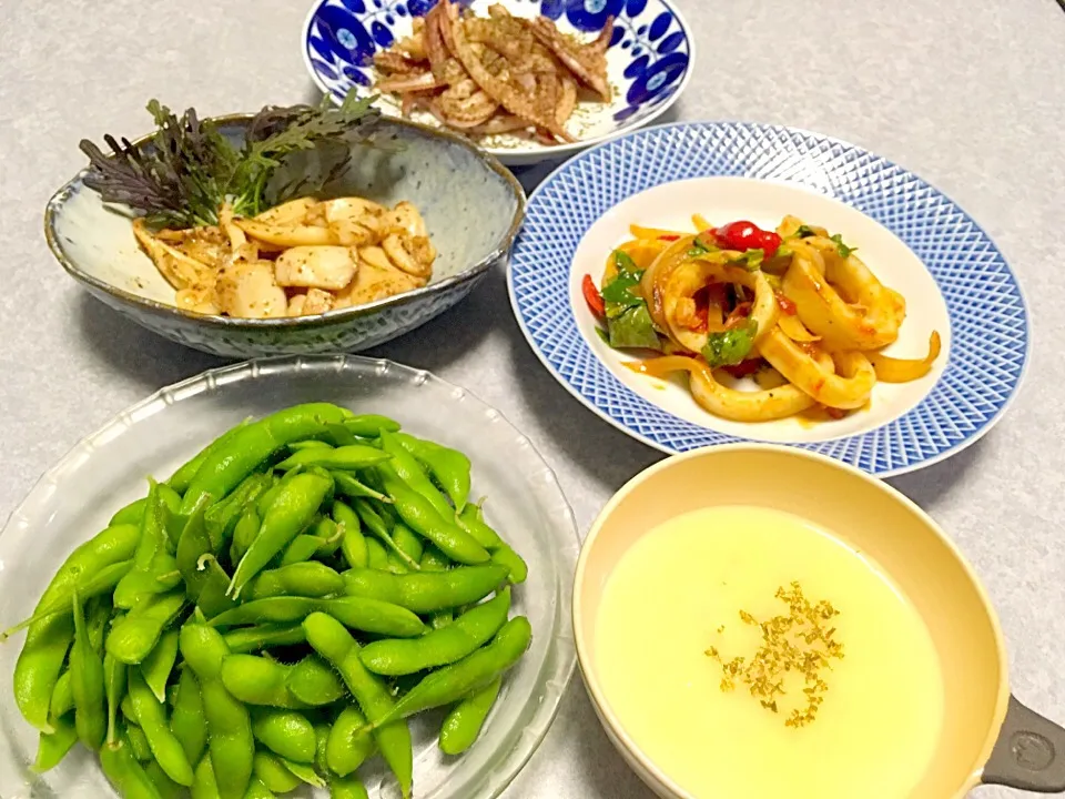 Snapdishの料理写真:イカしかないもんだから…|Orie Uekiさん