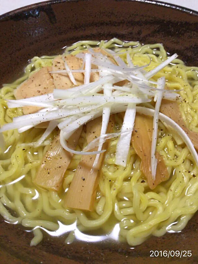 Snapdishの料理写真:鶏塩ラーメン^_^|Noryさん