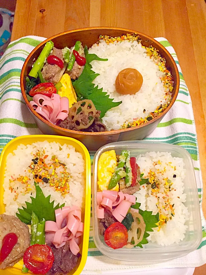 月曜のお弁当達。|ゆうまんさん