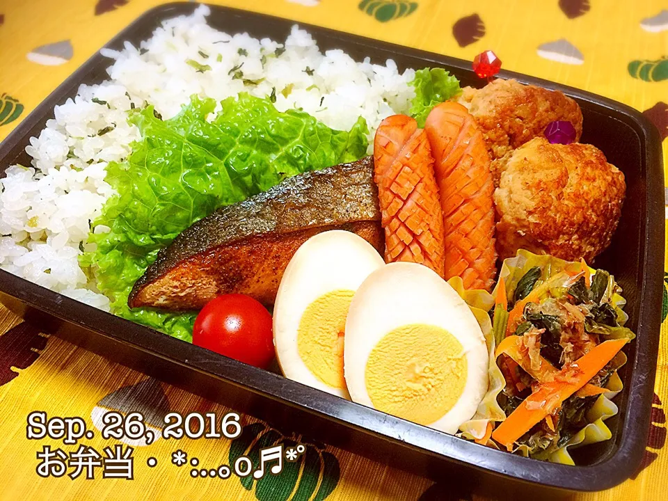 Snapdishの料理写真:2016/09/26お弁当〜♡|いく❤️さん