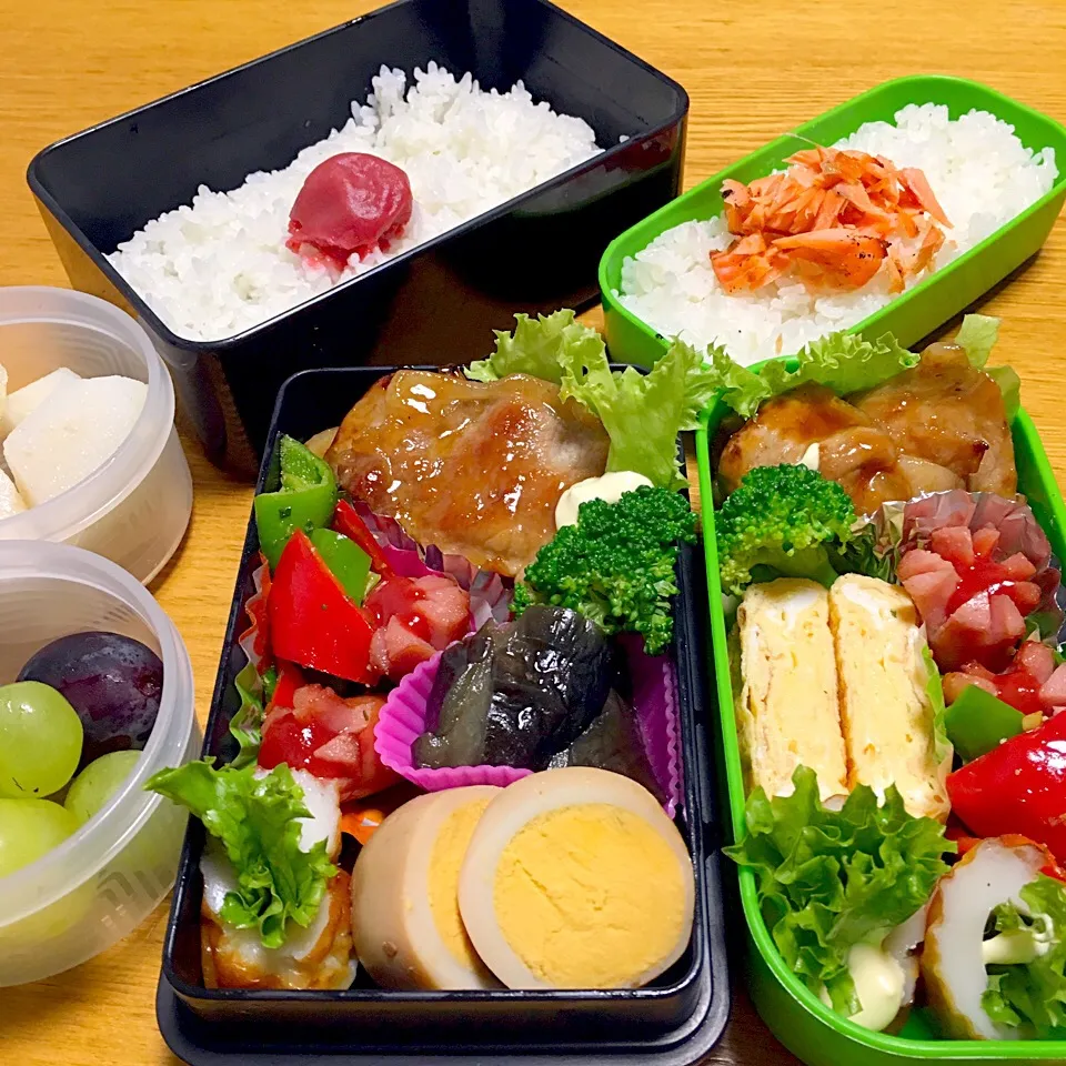 今日のお弁当！2016.6.26
パパ弁😊娘弁😊|mayuさん