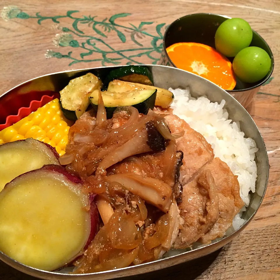 今日のボリューム弁当|おゆさん