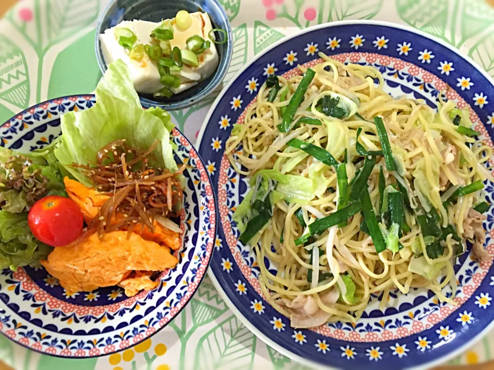 塩焼きそば定食|かなさん