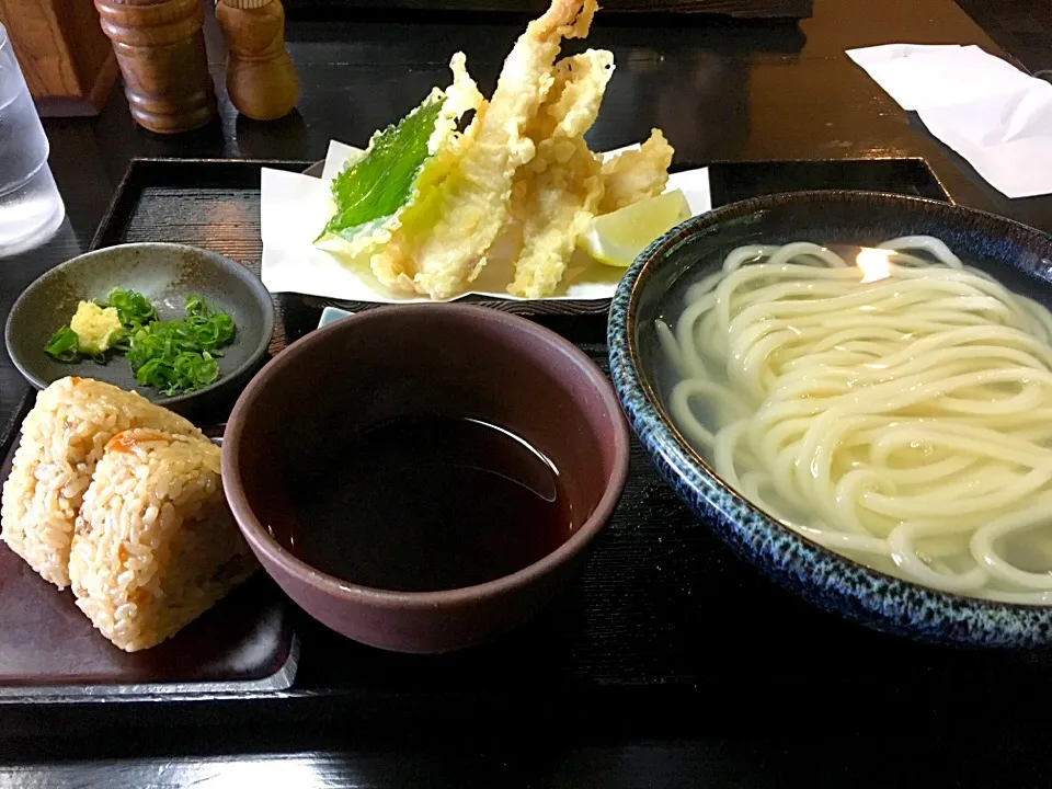 さくら『鶏天釜揚げ』と『かしわおにぎり』|コージ💫さん