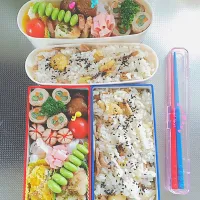 Snapdishの料理写真:高校生✩お弁当|うさ丸さん