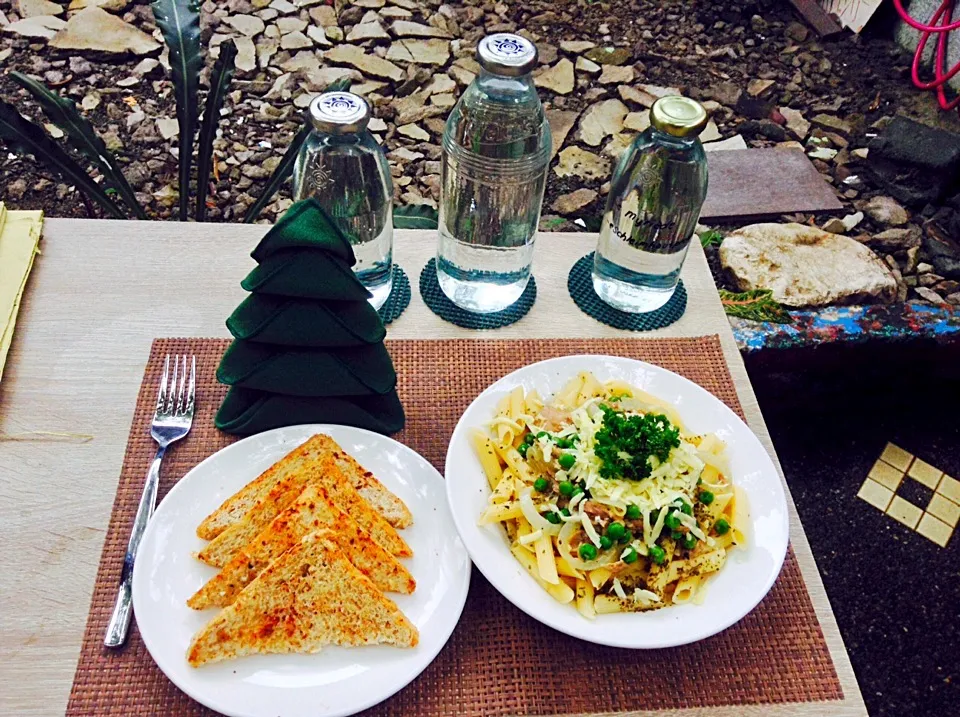 Penene pasta mit Tuna und weise Zwiebel. #Ordinaryspecialday|Nad Ocnauhcepさん