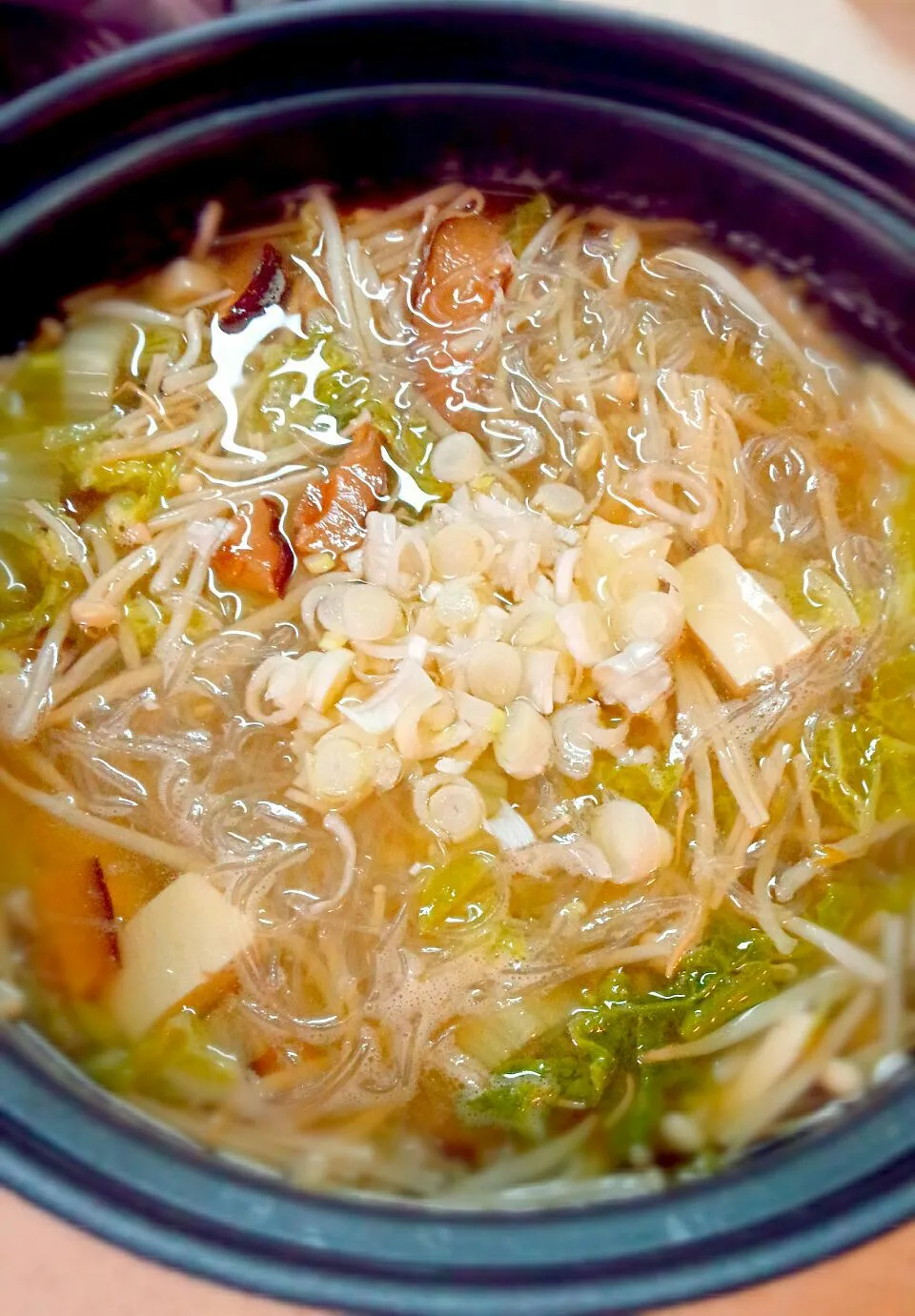 Snapdishの料理写真:咲きちゃんのじんわりホカホカ✨とろみ生姜春雨麺✨|ゆっこさん