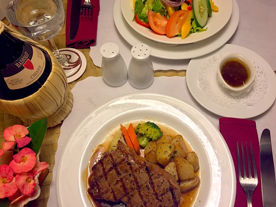 Room service dinner 😄 @palau pacific resort 🇵🇼❤️ itadakimasu 🙏|reviliaさん