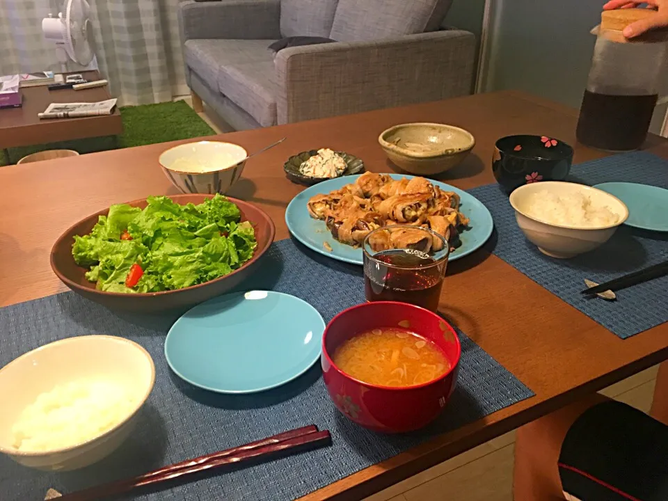 Snapdishの料理写真:ナスチーズ豚巻き❤️|maicoさん