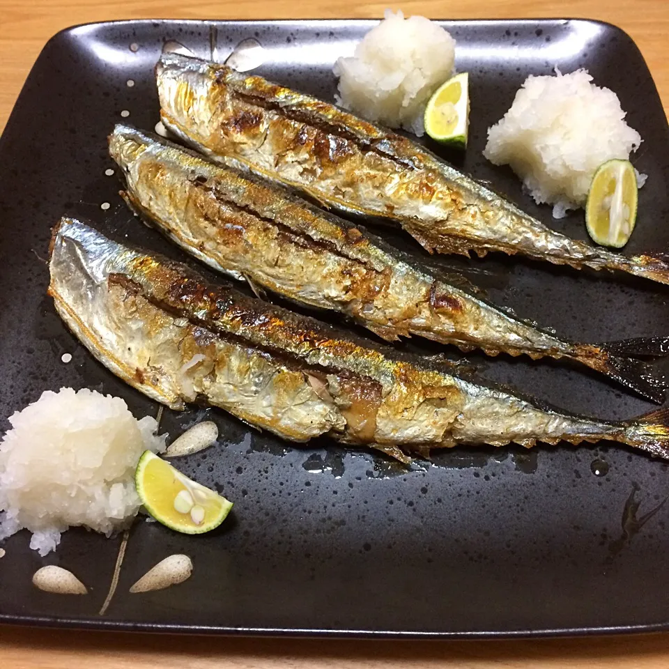 秋刀魚の塩焼き|Makiko Umedaさん