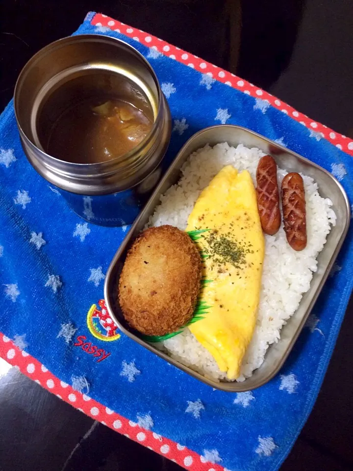 カレー弁当👳🍛✨|にゃおさん