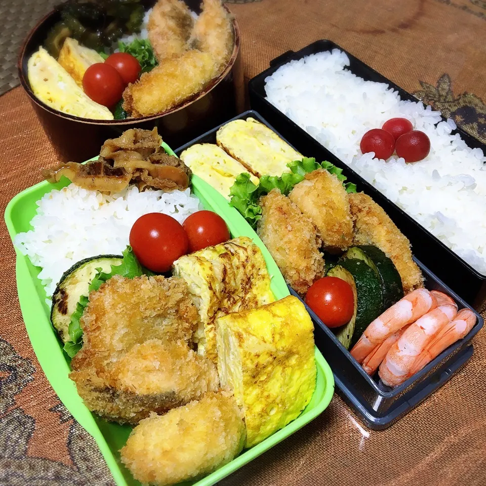 おはようございます♬ 今日のお弁当〜(*'ω'*) 昨日の千切りキャベツを玉子焼きに♡|renharuruさん