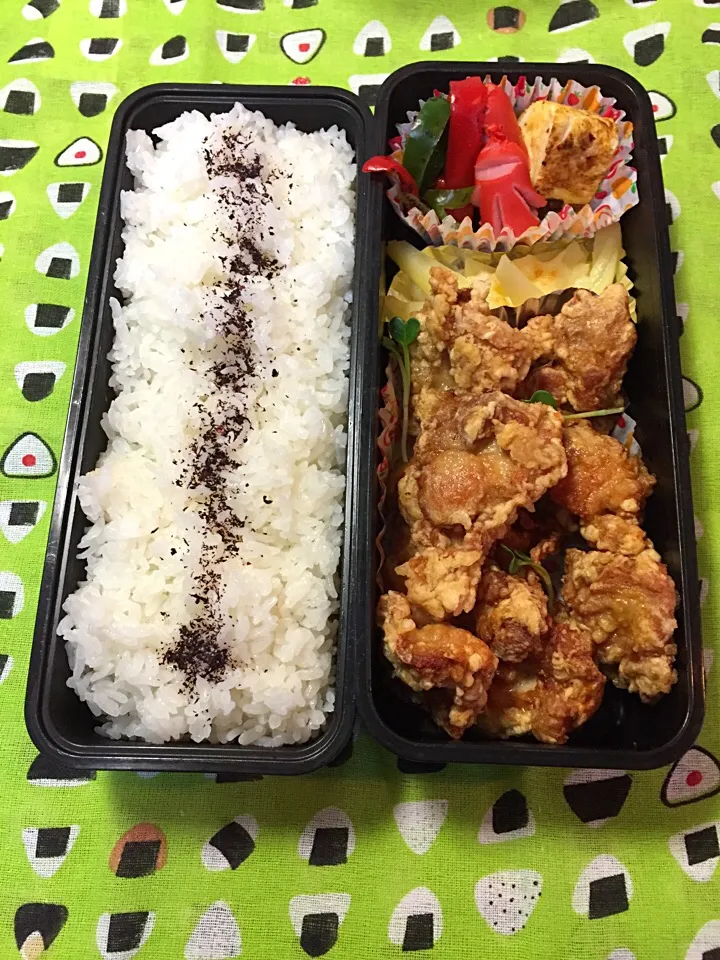 Snapdishの料理写真:9月27日の高2男子のお弁当♪|ごっちさん