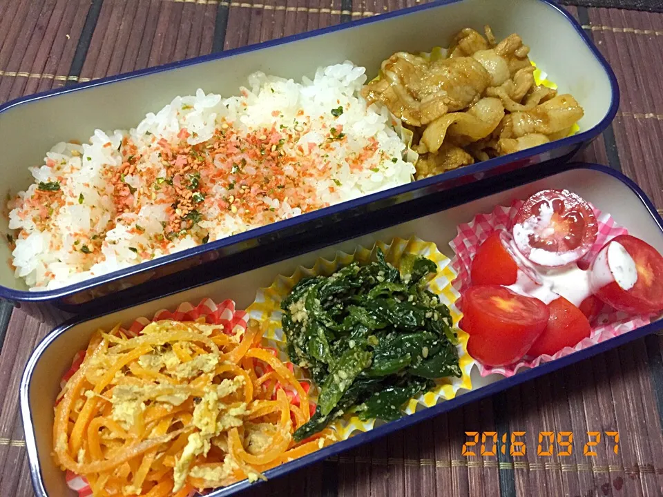 Snapdishの料理写真:2016/09/27 弁当|massdaさん