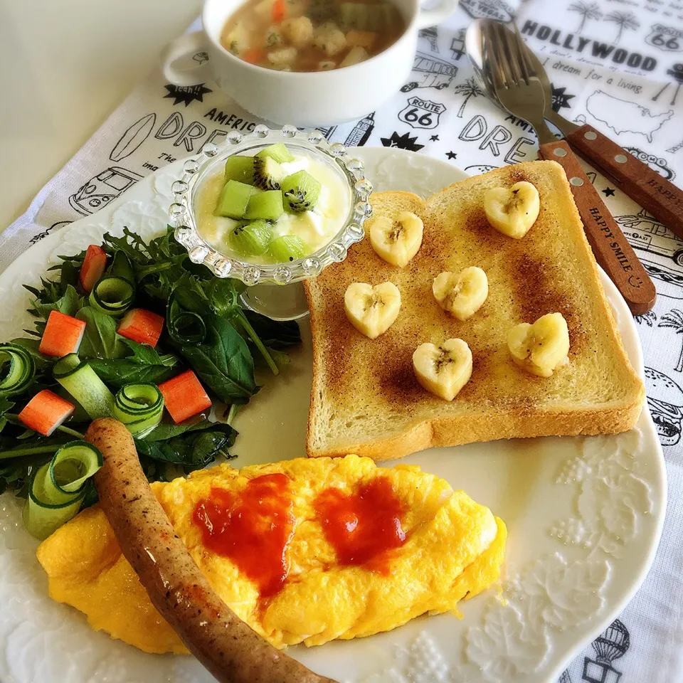 朝ごパン|さくらんぼ🍒さん