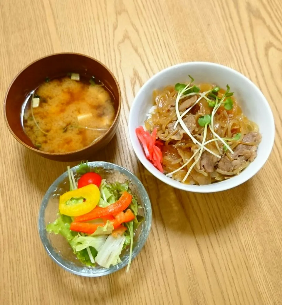 『牛丼で朝ごはん』|seri-chanさん