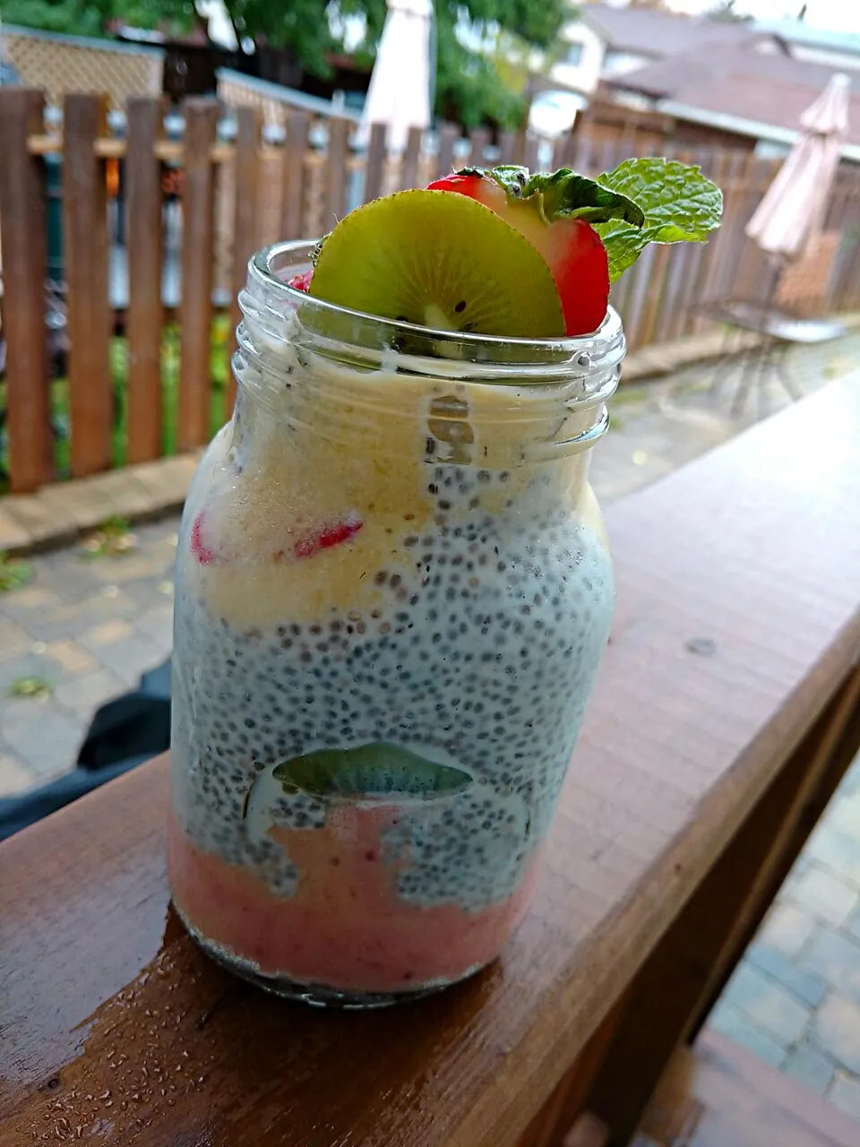 Homemade Chia pudding jar|paulaさん