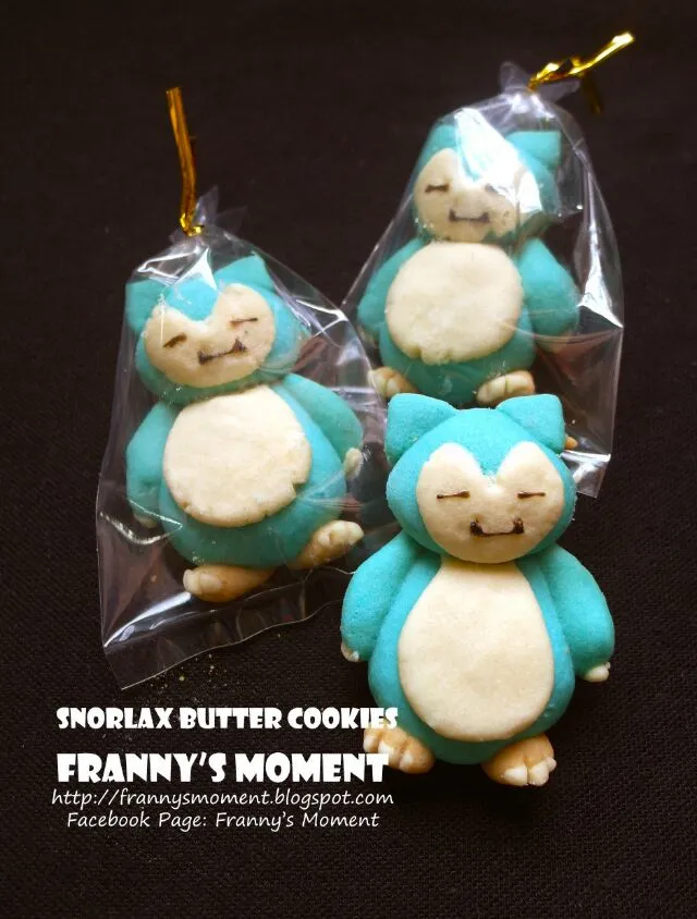 Pokemon Go ~ handmade butter cookies 
#handmadecookies #modellingbuttercookies #手工饼干 #牛油饼干 #宝可梦 #宠物小精灵 #pokemon #buttercookies  #pokemongo  #snorlax|Frannyさん